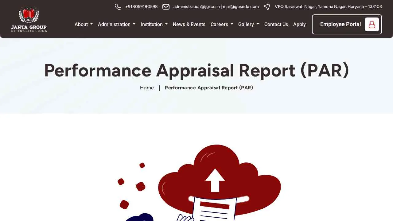 Parr Example Repot Home - Performance Appraisal Report (PAR)
