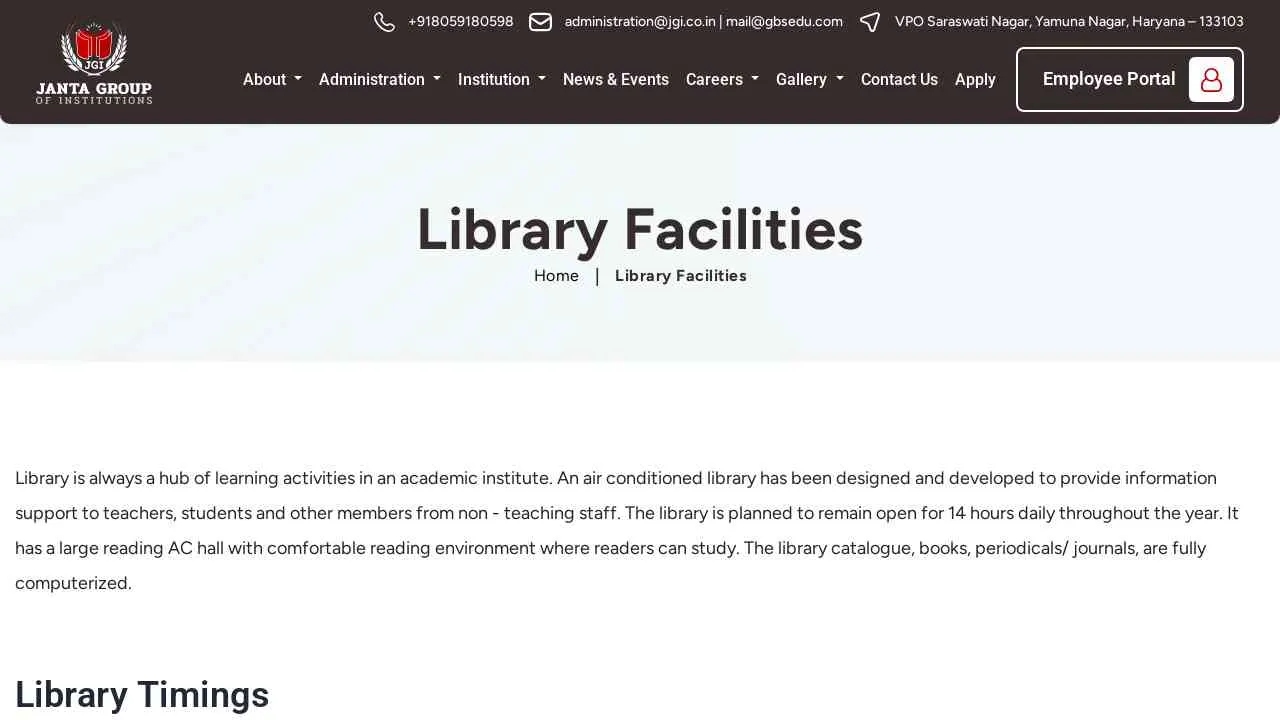 Home - Library Facilities
